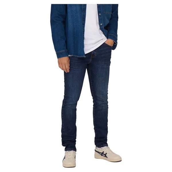 Джинсы Only & Sons Loom Slim Fit, синий