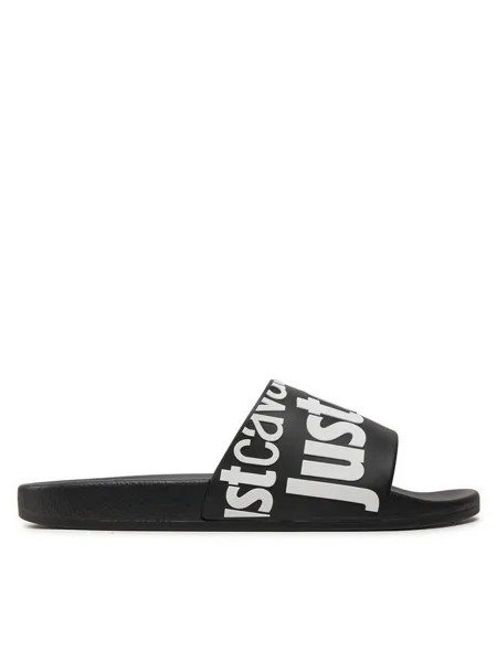 Шлепки Just Cavalli, черный