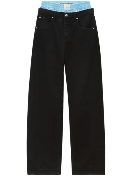 Alexander Wang джинсы широкого кроя, черный