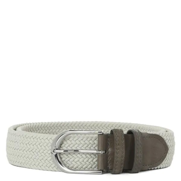 Ремень мужской Calzetti B-01M/BRAID_35mm светло-серый, 105 см