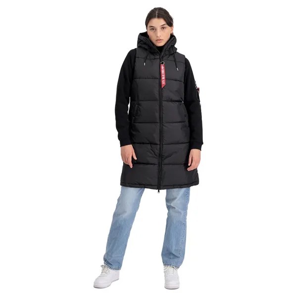 Жилет Alpha Industries Long Puffer, черный