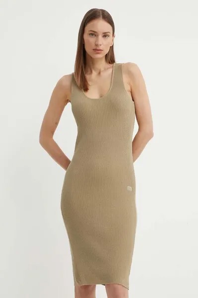 Платье G-Star Raw, зеленый