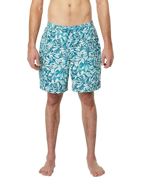 Плавки L.L.Bean Vacationland Stretch Swim 2.0 Printed, цвет Deep Azure Leaves