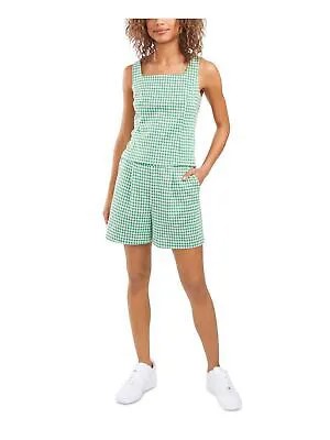 RILEY-RAE Женские зеленые эластичные широкие шорты без застежки с карманами и эластичной талией 0