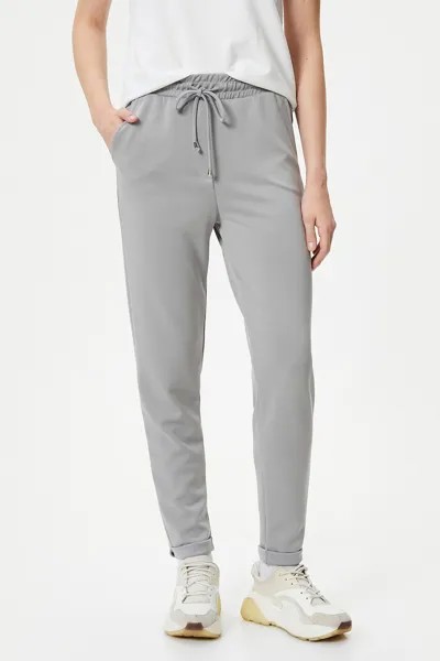 Узкие спортивные брюки с модалом Koton, серый