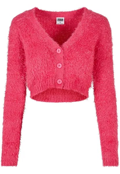 Кардиган Urban Classics Gestrickte Strickjacke, цвет hibiskus pink