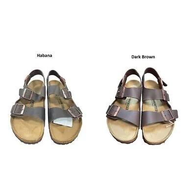 Сандалии Birkenstock Milano BS с регулируемыми ремешками на спине