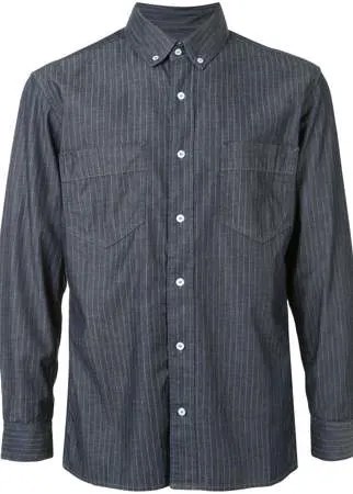 Cerruti 1881 полосатая рубашка с длинными рукавами
