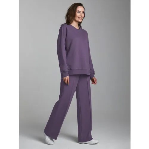 Костюм Addic, брюки, спортивный стиль, размер 50, фиолетовый