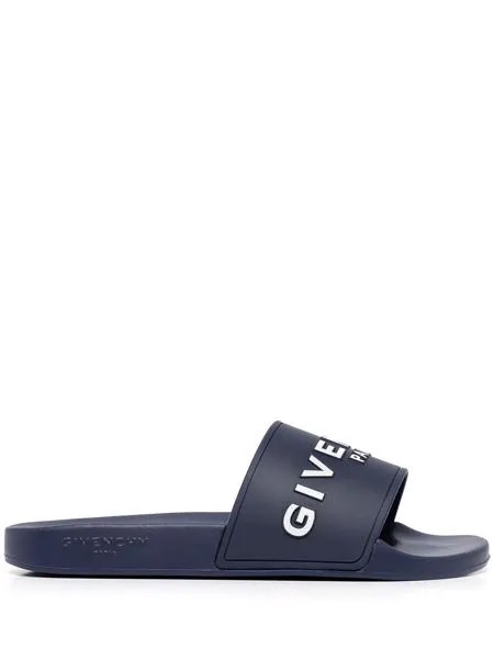 Givenchy шлепанцы с логотипом