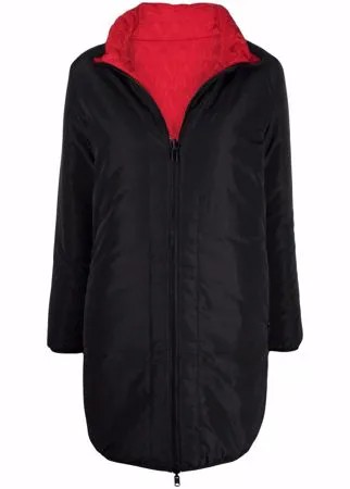 Love Moschino двустороннее пальто с капюшоном и логотипом