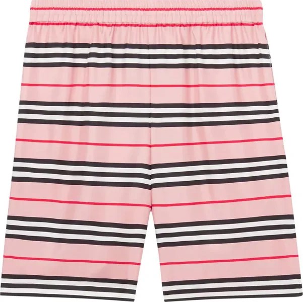 Футболка Supreme x Burberry Icon Stripe Silk Twill Shorts (Burberry Exclusive) 'Dusty Pink', розовый