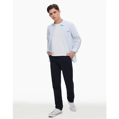 Школьные брюки Gloria Jeans, размер 140 (35), синий