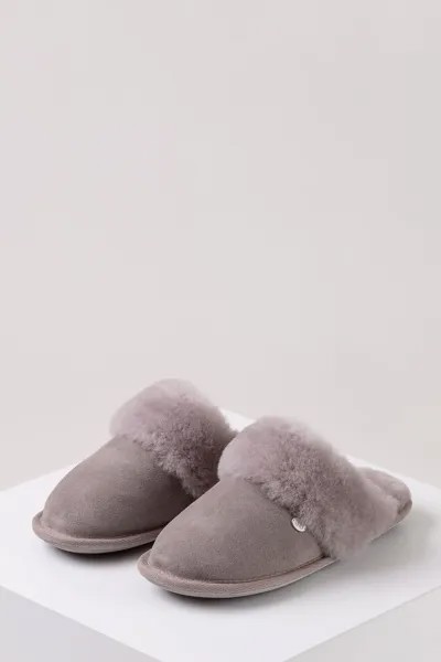 Женские тапочки Duchess из овчины Just Sheepskin, серый