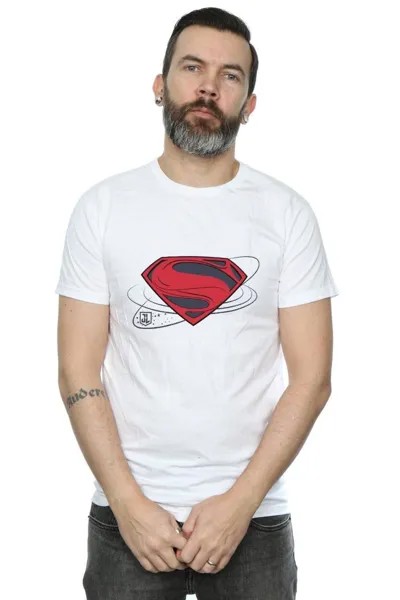 Футболка с логотипом «Лига справедливости» и «Супермен» DC Comics, белый