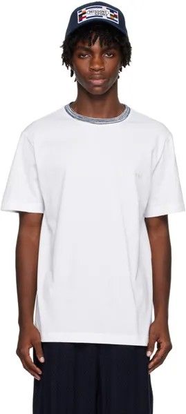 Белая футболка с вентиляцией Missoni