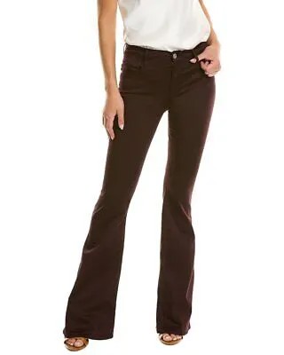 Джинсы Frame Denim Le High Бордовые расклешенные женские джинсы