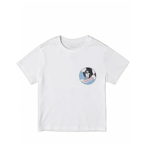 Футболка RVCA, хлопок, размер S/8, белый