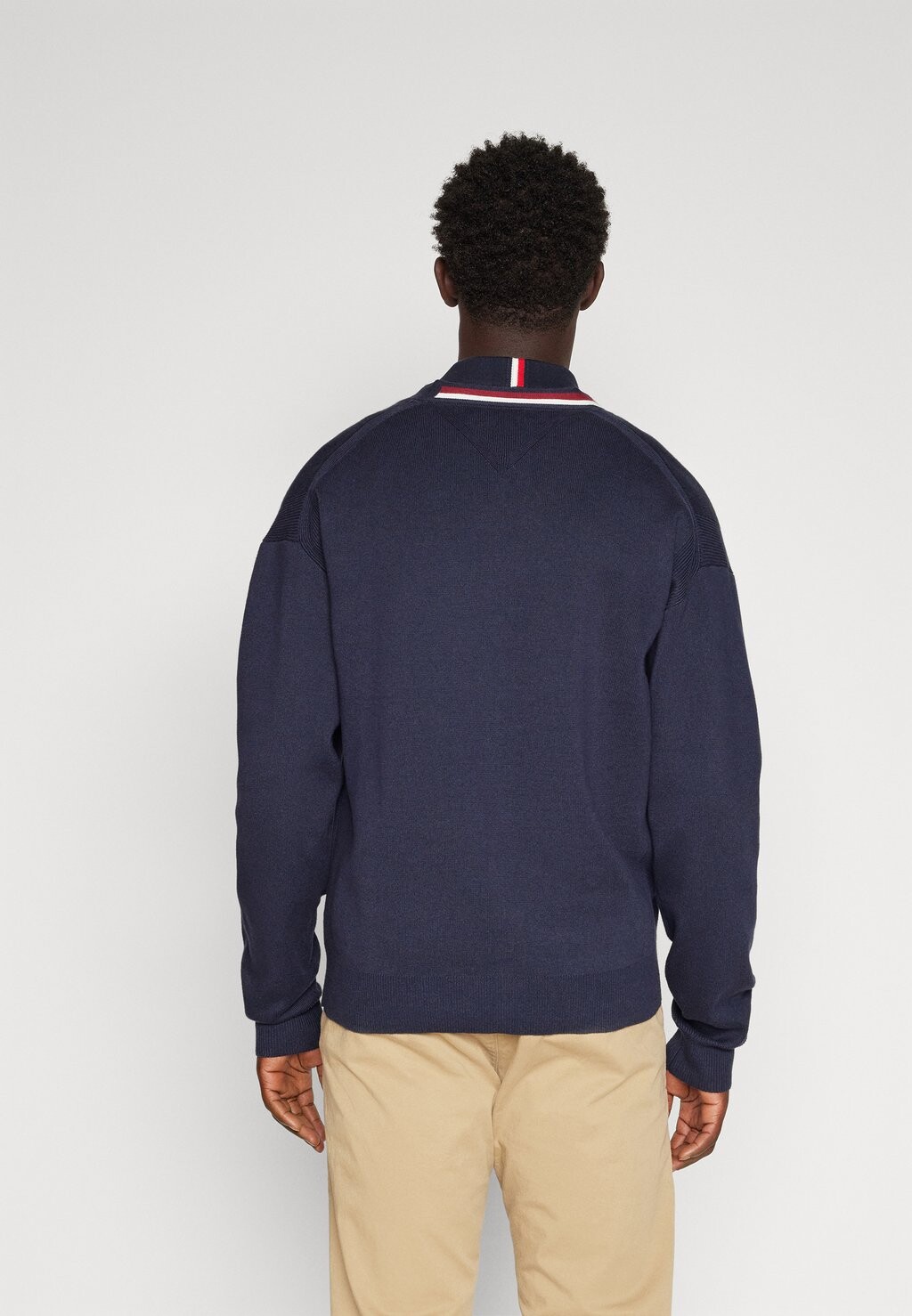 Кардиган Global Stripe Tommy Hilfiger, темно-синий