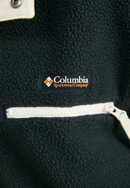 Флисовый свитер HELVETIA CROPPED HALF SNAP Columbia, черный