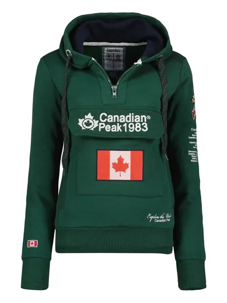 Толстовка Canadian Peak Hoodie Gyrelle, темно-зеленый