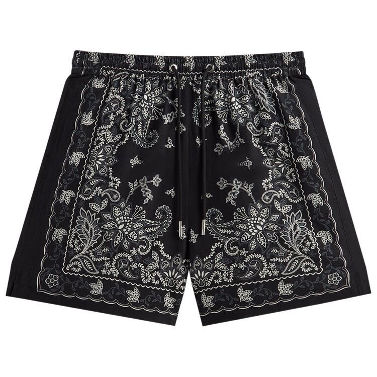 Шорты Kith 101 Vintage Floral Bandana Active Short, черный