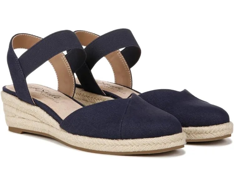 Кроссовки LifeStride Kimmie Wedge Espadrilles, нави