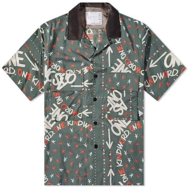Рубашка Sacai x Eric Haze Bandana Print Shirt