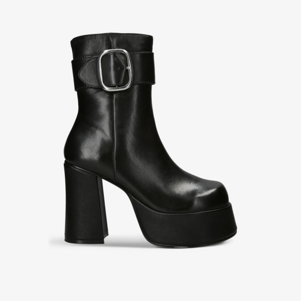 Кожаные ботинки Siren на платформе Steve Madden, черный