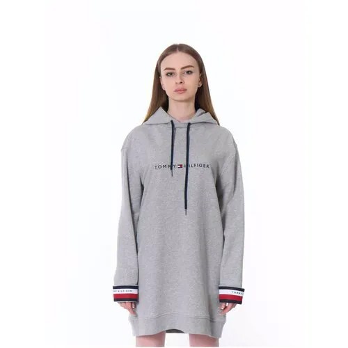 Tommy Hilfiger Платье-худи серое (L)