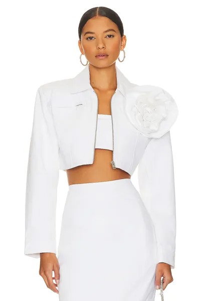 Куртка LAMARQUE Aneesa Denim With Removable Floral Applique, белый