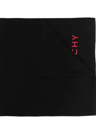 Givenchy шарф с вышитым логотипом