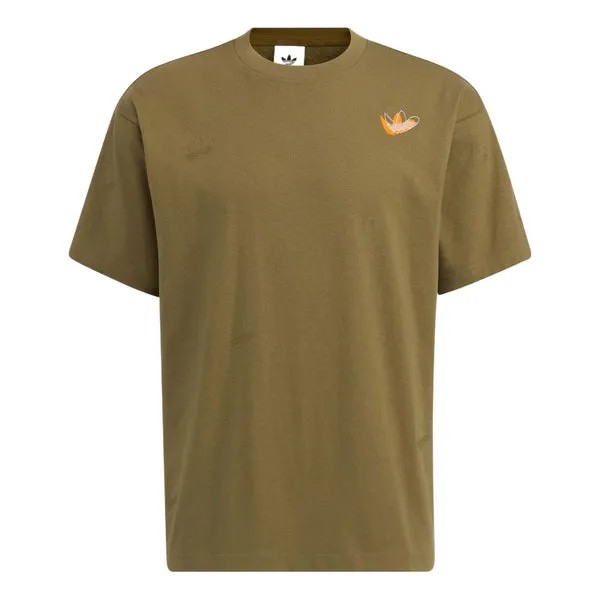 Футболка adidas originals Outdoor Scatter T-shirt 'Focus Olive', зеленый