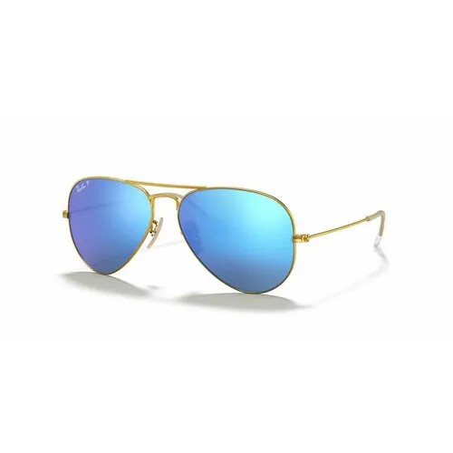 Солнцезащитные очки Ray-Ban, голубой, золотой