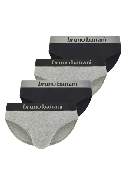 Трусы Bruno Banani Sport/Unterhose Flowing, цвет Schwarz/Grau Melange
