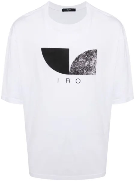 IRO футболка из хлопка с логотипом, белый