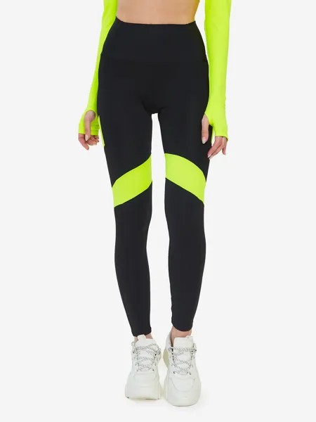 Легинсы EUPHORIA Feel Green Fluo, Черный