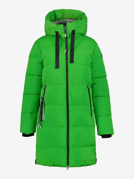Пальто утепленное женское Luhta Hellanmaa, Зеленый