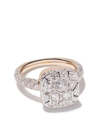 Pomellato кольцо Nudo из розового золота с бриллиантами