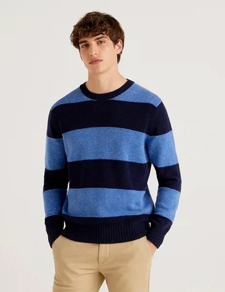 Джемпер мужской 21A_103MK1N24 United Colors of Benetton разноцветный M