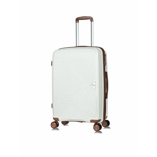 Умный чемодан L'case Ch0931, 74 л, размер M, белый