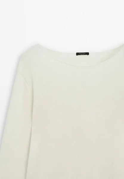 Джемпер FELT TEXTURE  Massimo Dutti, цвет Stone