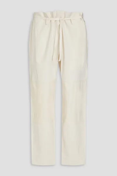 Брюки Pigiami с кулиской и хлопковым узором рипстоп Jacquemus, цвет Off-white