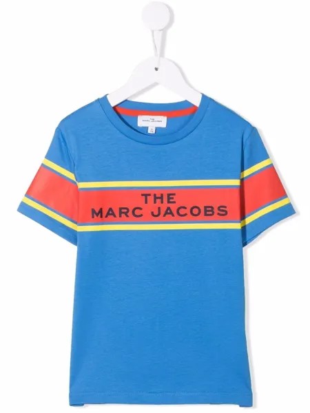The Marc Jacobs Kids футболка в стиле колор-блок с логотипом