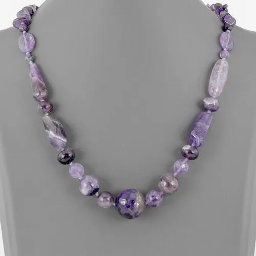 Бусы Minera, аметист, длина 55 см