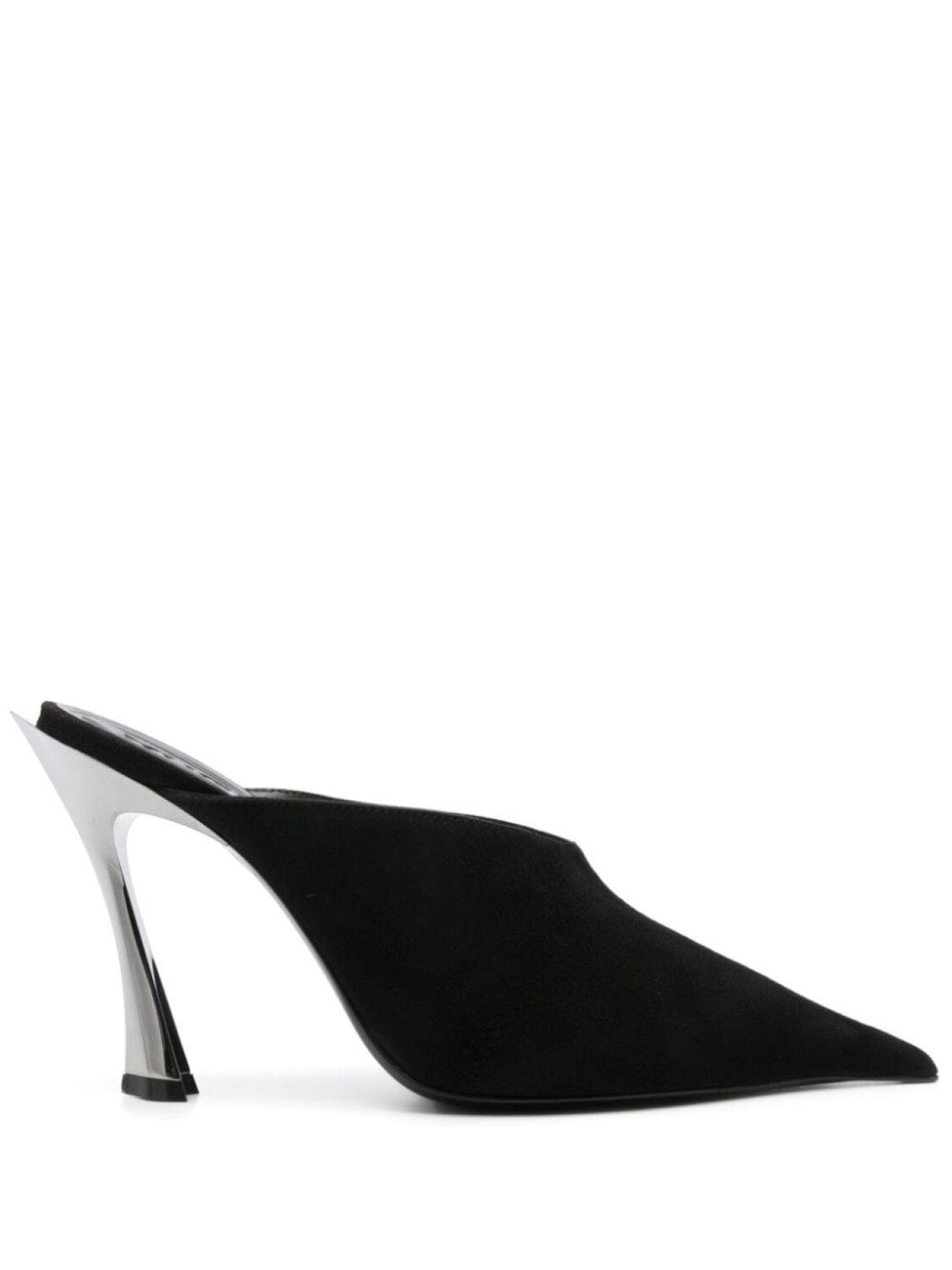 Mugler мюли Fang 95, черный