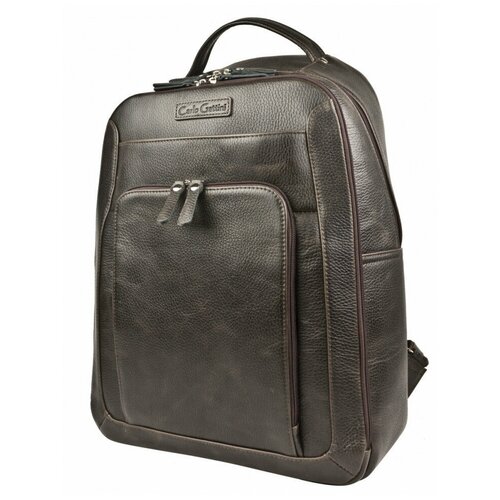 Мужской кожаный рюкзак Carlo Gattini Montemoro brown 3044-04
