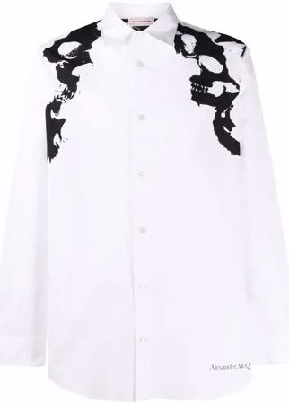 Alexander McQueen рубашка с узором