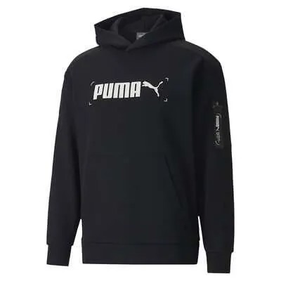 Puma NuTility Pullover Hoodie Mens Black Повседневная верхняя одежда 58524801