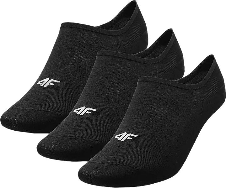 Комплект носков женских 4F 4FSS23USOCF155 черных 39-42